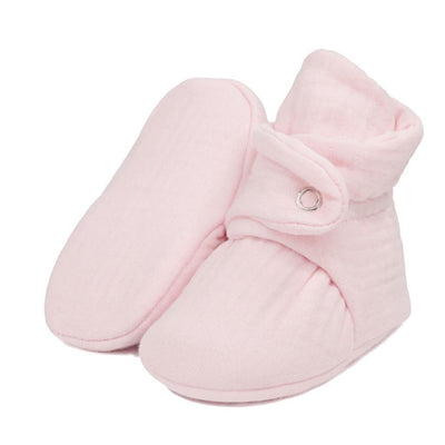 Renk_Pembe | Ella Bonna Müslin Bebek Patiği – Pembe