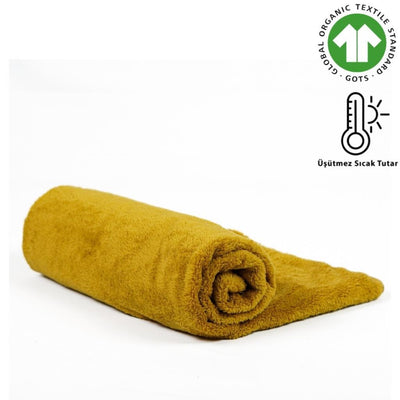 Renk_Sarı | Ella Bonna Polar Bebek Battaniyesi – Sarı