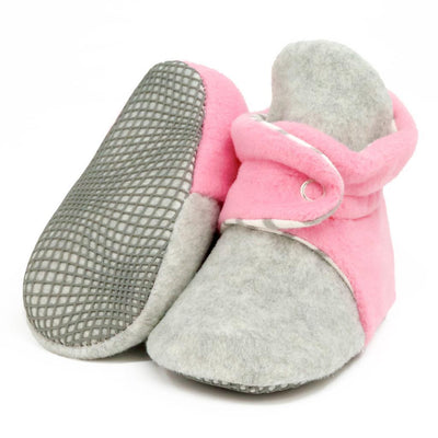 Renk_Gri Pembe | Ella Bonna Polar İlk Adım Bebek Pandufu – Gri Pembe